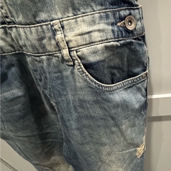 Women's Zara Trafaluc Denim Makers Overalls Size M - Picture 5 of 7
